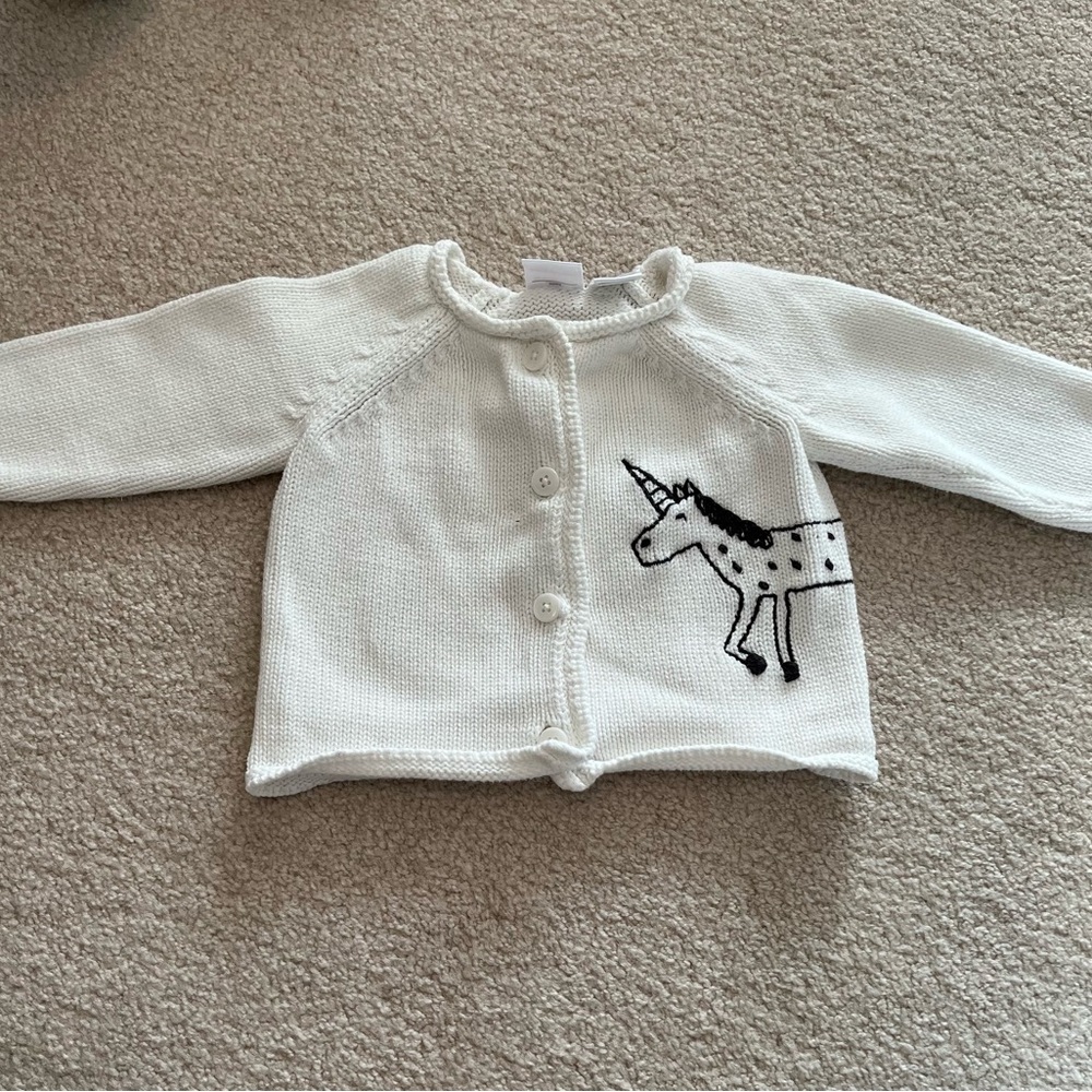 Hanna Andersson cardigan 3-6 months